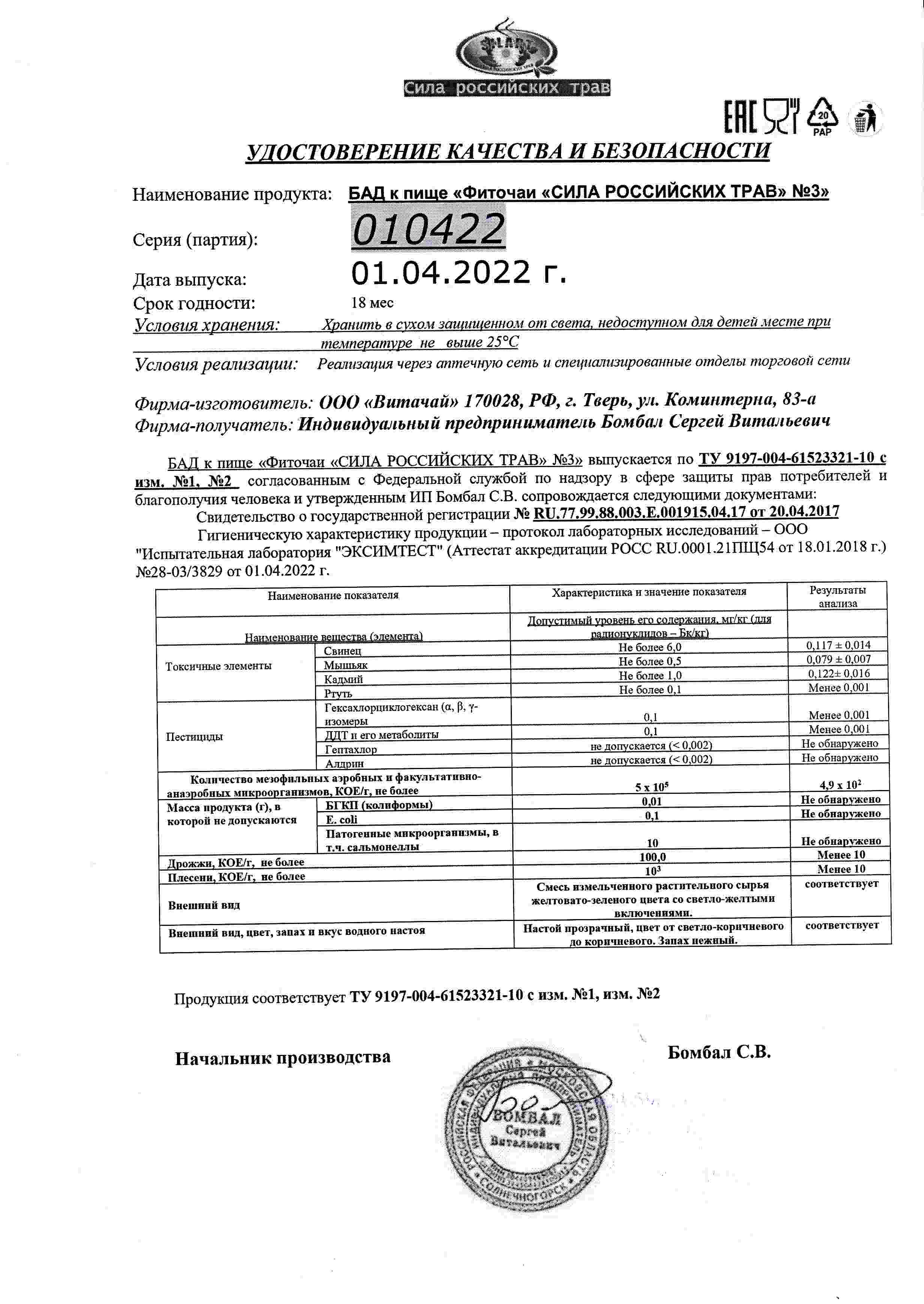 Паспорт №042022